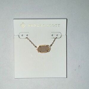 Kendra Scott Elisa Gold/Crystal Pendant Necklace